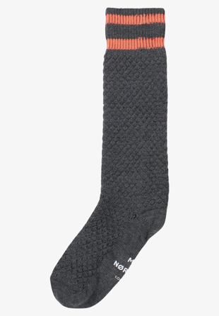 Mads Nørgaard - Bubble Socks Woolen Dark Grey Melange